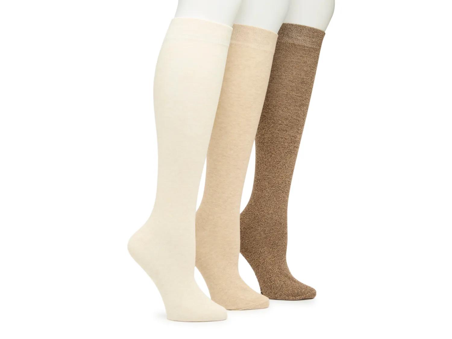 Marled Women's Knee Socks - 3 Pack