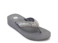 Carinah Wedge Sandal Grey view