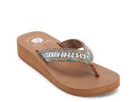 Carinah Wedge Sandal Turquoise/Multicolor view