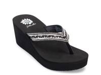 Edan Wedge Sandal Black view