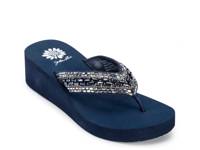 Thona Wedge Sandal Navy/Multicolor view