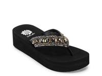 Raziq Wedge Sandal Black/Multicolor view