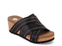 Alice Wedge Sandal Black view