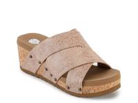 Alice Wedge Sandal Blush view