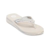 Hardin Wedge Sandal Ivory view