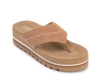 Calica Wedge Sandal Tan view