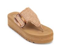 Carlow Wedge Sandal Tan view