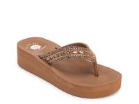 Pacific Wedge Sandal Tan view