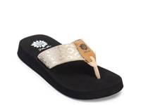 Frez Sandal Gold Metallic view