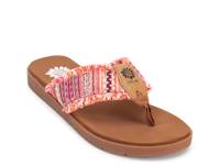 Flappy Sandal Fuchsia/Multicolor view