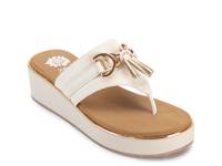 Geri Wedge Sandal Ivory view