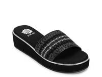 Guida Wedge Sandal Black view