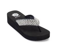 Sencha Wedge Sandal Black view