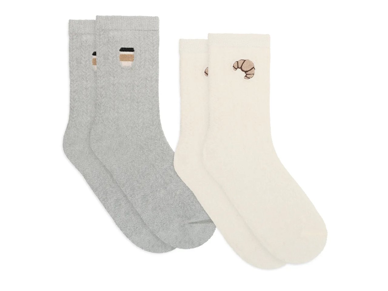 Velvet Cozy Women's Crew Socks - 2 Pack