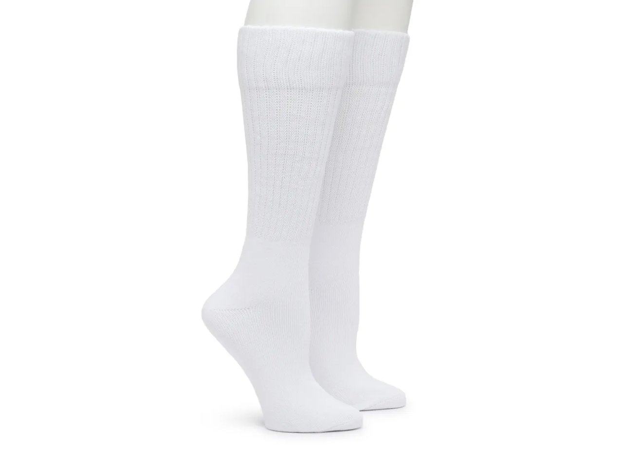 Cotton Rib Women's Slouch Crew Socks - 2 Pack