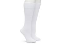 Cotton Rib Women's Slouch Crew Socks - 2 Pack White view