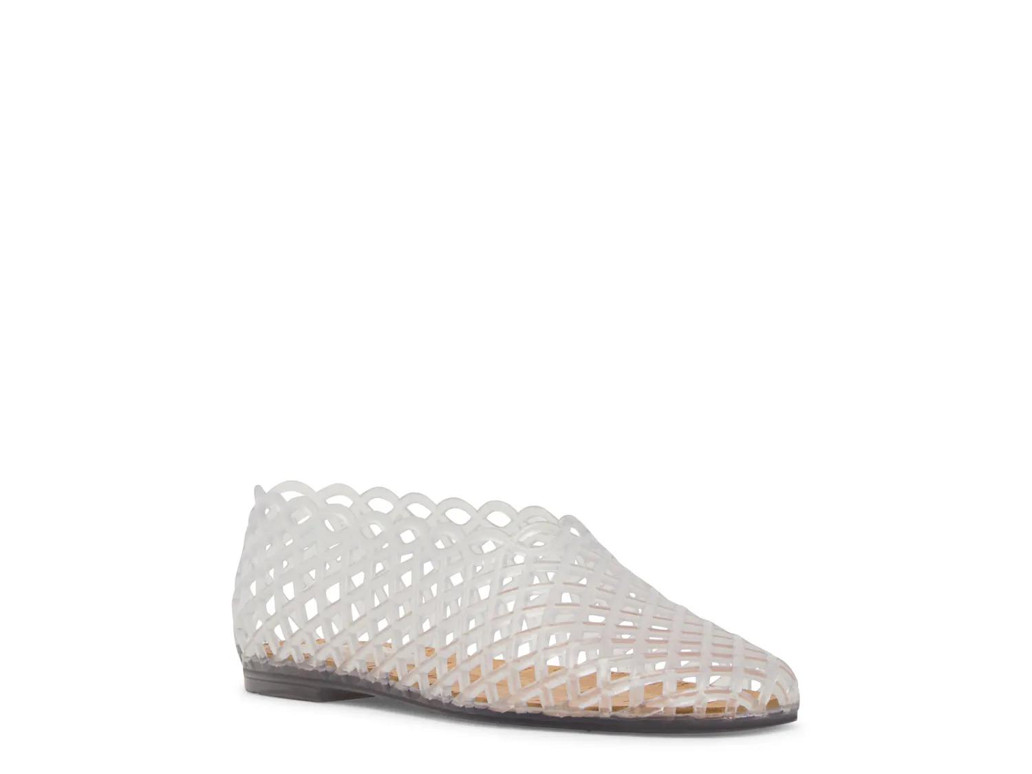 Steve Madden Grovee Jelly Sandal Kids' | Girl's | Clear | Size 1 Youth | Flats | Jelly