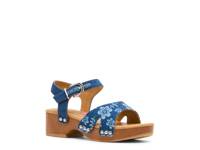 Mayson Sandal - Kids' Blue Denim view