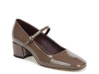 Davi Mary Jane Pump Brown Patent Synthetic view