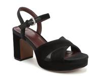 Ericka Platform Sandal - Women's Black Velvet view