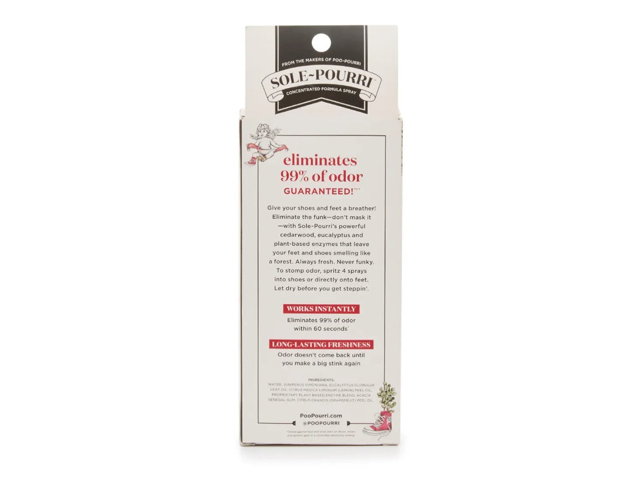 Sole-Pourri Cedarwood & Eucalyptus Shoe & Foot Spray