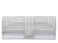 Maeveen Clutch Silver view