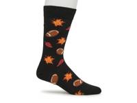 Falling For Football Men's Crew Socks Multicolor view
