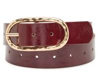 Crinkle Women's Belt Burgundy view
