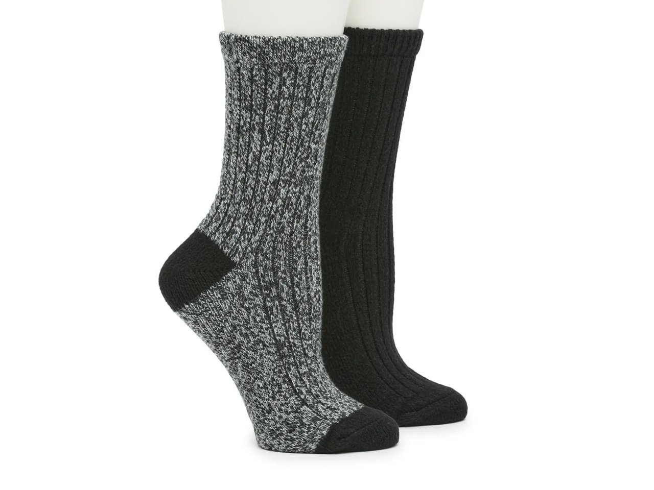 Cozy Women's Crew Socks - 2 Pack