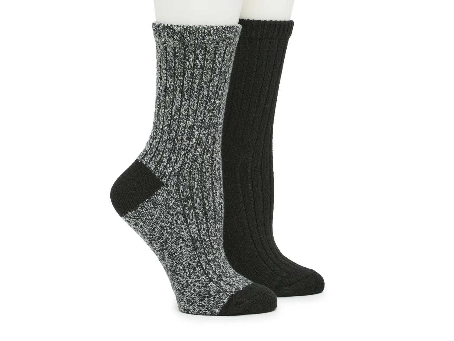 Cozy Women's Crew Socks - 2 Pack