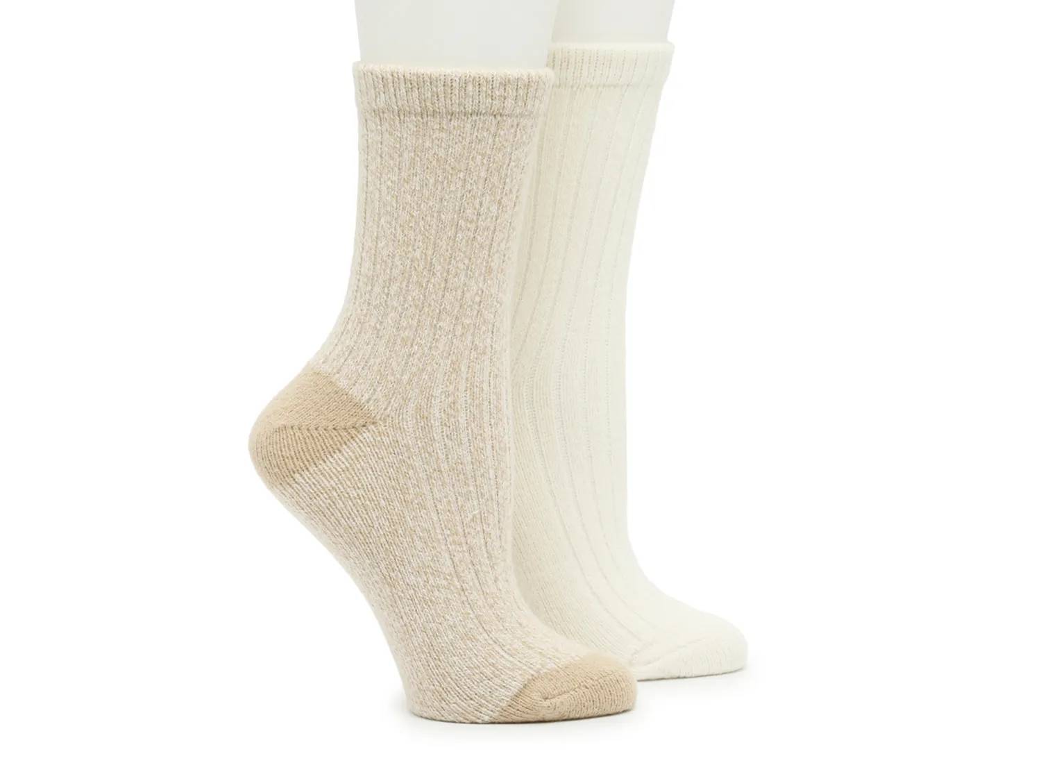 Cozy Women's Crew Socks - 2 Pack