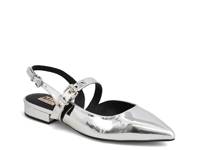 Aree Flat Silver Metallic view