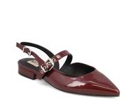 Aree Flat Burgundy Patent view
