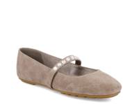 Karolin Mary Jane Flat Stone Suede view