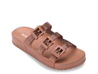 Cozy Stripes Sandal Brown view