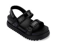 Dune Platform Sandal Black view