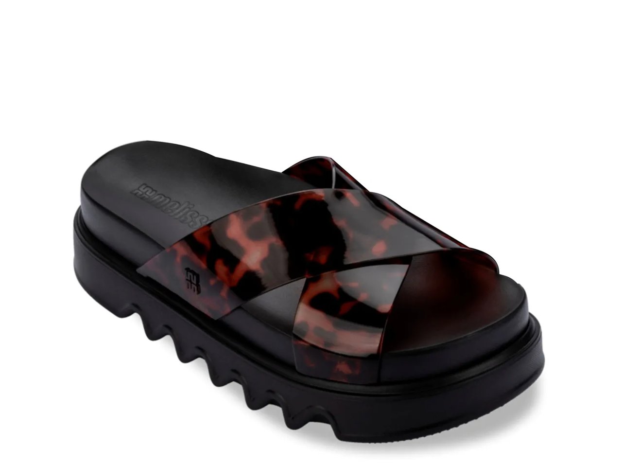 Cozy Cross Jelly Platform Sandal