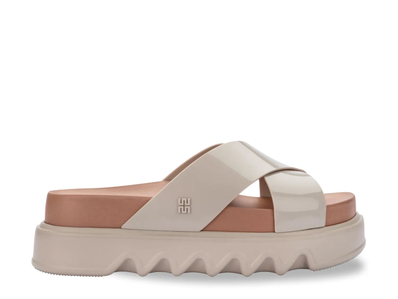 Cozy Cross Jelly Platform Sandal