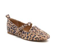 Ferry Flat Light Brown/Black Leopard Print view