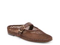 Milie Flat Chocolate Brown Woven view