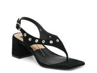 Yves Stud Sandal Black Suede view