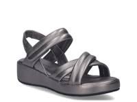 Eve 04 Wedge Sandal Pewter Metallic view