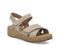 Evita 03 Wedge Sandal Creme Brulee Beige view