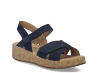 Evita 03 Wedge Sandal Ocean Blue view