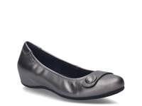 Florina 04 Ballet Flat Pewter Metallic view