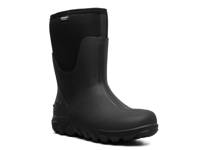 Classic Seamless Mid Rain Boot - Men's Black view