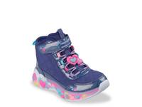 S-Lights Eternal Heart Lights Cozy Glimmer Light-Up Sneaker - Kids' Navy view