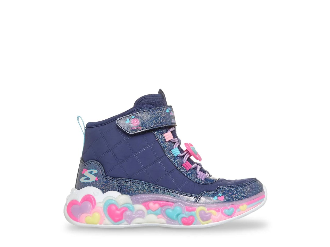 S-Lights Eternal Heart Lights Cozy Glimmer Light-Up Sneaker - Kids'