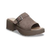 Frances Platform Sandal Morel Grey view
