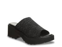 Frances Platform Sandal Black/Grey Marled view